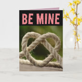 バレンタインデーの妻・婚約者へのロープカード カード (黄色い花)