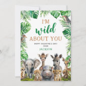 バレンタインデーの子供たちのこと大好き シーズンカード (正面)