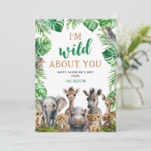 バレンタインデーの子供たちのこと大好き シーズンカード (スタンド正面)