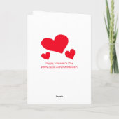 バレンタインデーの孫 シーズンカード (裏面)