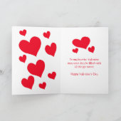 バレンタインデーの孫 シーズンカード (内部)