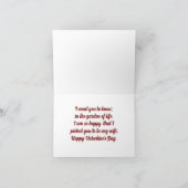 バレンタインデーの小人グリーティングカード シーズンカード (内部)