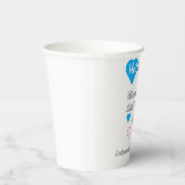 バレンタインデーの性別を表示 紙コップ (右)