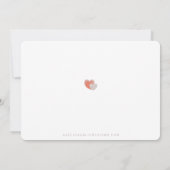 バレンタインデーの恋人への贈り物 案内状 (裏面)