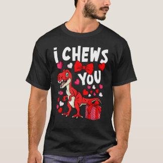 バレンタインデーの恐竜T-Rexコスチューム f Tシャツ