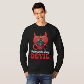 バレンタインデーの悪魔バフォメット Tシャツ (正面フル)