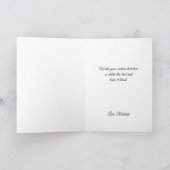 バレンタインデーの愛かわいいロマンチックなオッターハーフ カード (内部)