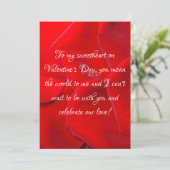 バレンタインデーの愛する人へ シーズンカード (スタンド正面)