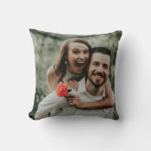 バレンタインデーの愛のカスタム写真 クッション (正面)