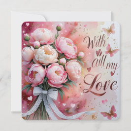 バレンタインデーの愛のカードを全部持って シーズンカード