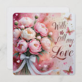 バレンタインデーの愛のカードを全部持って シーズンカード (正面/裏面)