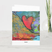 バレンタインデーの愛のカード シーズンカード (裏面)