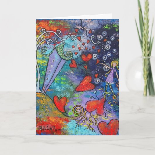 バレンタインデーの愛のカード シーズンカード (正面)