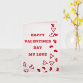 バレンタインデーの愛のグリーティングカード カード (黄色い花)