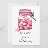 バレンタインデーの愛は甘い シーズンカード (正面)