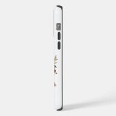 バレンタインデーの愛らしいアヒル iPhoneケース (左側面)