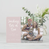 バレンタインデーの愛を込めた写真 シーズンカード (スタンド正面)