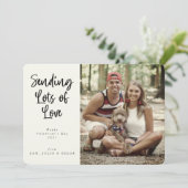 バレンタインデーの愛を込めた写真 シーズンカード (スタンド正面)