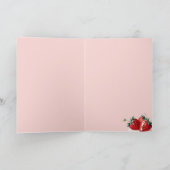 バレンタインデーの愛を込めた「Love You Berry Much Red Strawberry」 シーズンカード (内部)