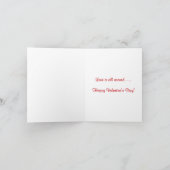 バレンタインデーの愛 カード (内部)