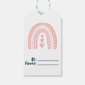 バレンタインデーの愛 ギフトタグ (正面)