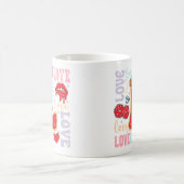バレンタインデーの愛 コーヒーマグカップ (中央)