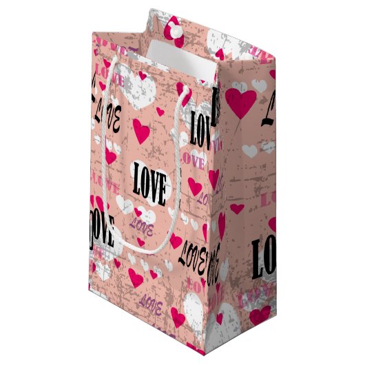 バレンタインデーの愛 スモールペーパーバッグ (正面アングル)