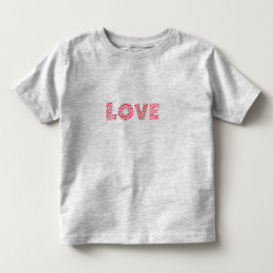 バレンタインデーの愛 トドラーTシャツ