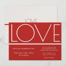 バレンタインデーの愛 | 招待状