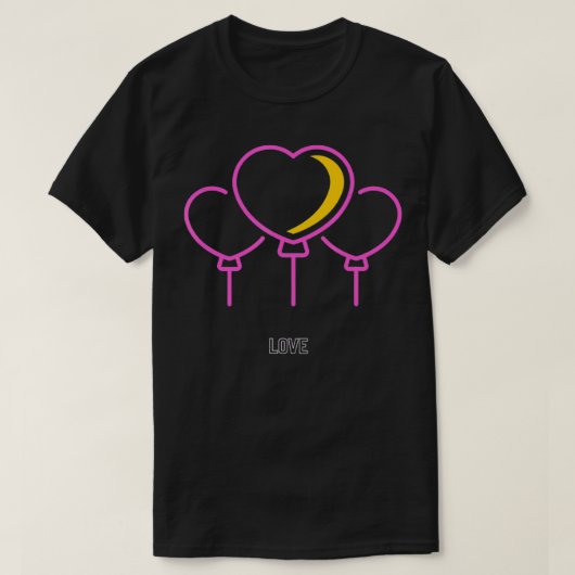 バレンタインデーの愛 Tシャツ (デザイン正面)