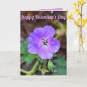 バレンタインデーの折りたたみ式グリーティングカード カード (黄色い花)