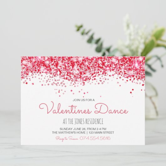バレンタインデーの招待状、バレンタインのダンス 招待状 (スタンド正面)