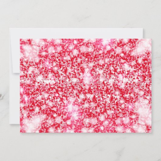 バレンタインデーの招待状、バレンタインのダンス 招待状 (裏面)