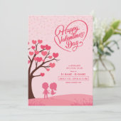 バレンタインデーの招待状 招待状 (スタンド正面)