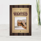 バレンタインデーの指名手配 カード (正面)