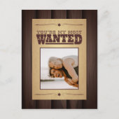 バレンタインデーの指名手配 ポストカード (正面)