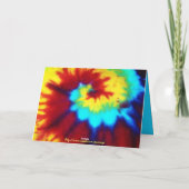 バレンタインデーの挨拶のカードタイの染料の一見 シーズンカード (裏面)