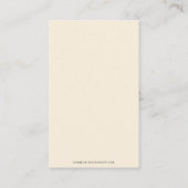 バレンタインデーの挨拶の宗教的祈りの言葉カード 名刺 (裏面)