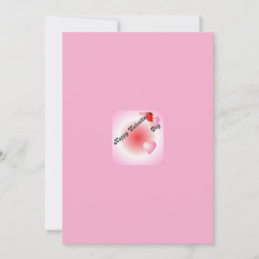 バレンタインデーの挨拶カード シーズンカード (正面)