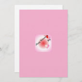 バレンタインデーの挨拶カード シーズンカード (正面/裏面)