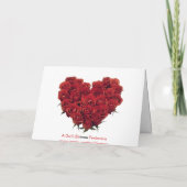 バレンタインデーの挨拶状-木の鳥 シーズンカード (裏面)