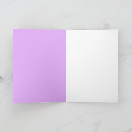 バレンタインデーの挨拶 カード (内部)