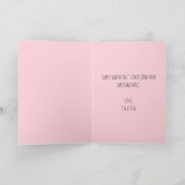 バレンタインデーの挨拶 シーズンカード (内部)