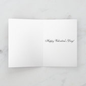 バレンタインデーの挨拶 シーズンカード (内部)