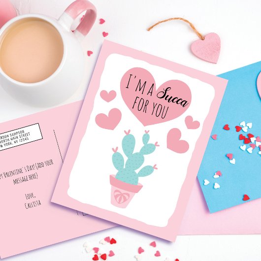 バレンタインデーの挨拶 シーズンポストカード