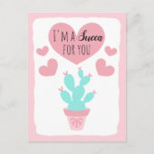 バレンタインデーの挨拶 シーズンポストカード (正面)