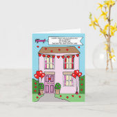 バレンタインデーの新婚旅行 カード (黄色い花)