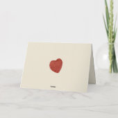 バレンタインデーの方へ カード (裏面)