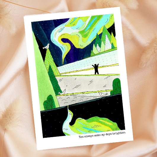 バレンタインデーの日を明るくする シーズンカード