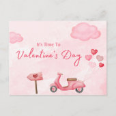 バレンタインデーの時間だ シーズンポストカード (正面)